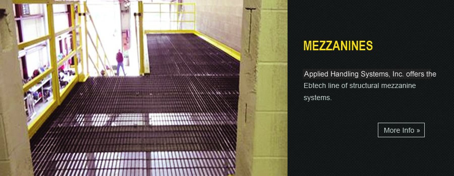 Mezzanine catwalks, handrail systems, stairways and landings, and structural steel mezzanines.